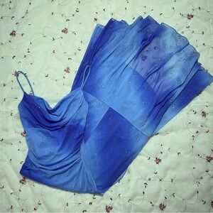 2000s Vintage Asymmetrical Glittery dress